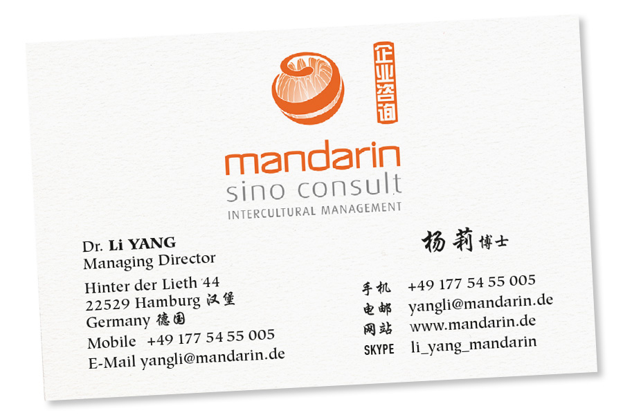 contact data businesscard mandarin sino consult